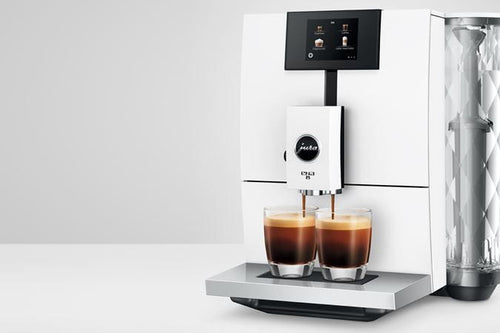 Jura Ena 8 Super Automatic Espresso Machine - Nordic White