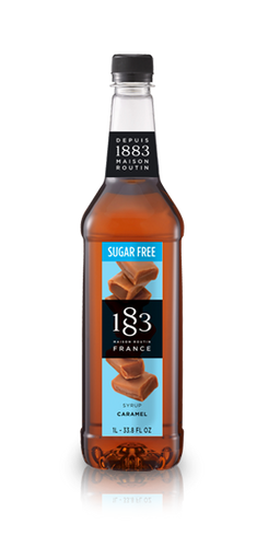 1883 Caramel Syrup - 1l - Sugar Free (PET Bottle)