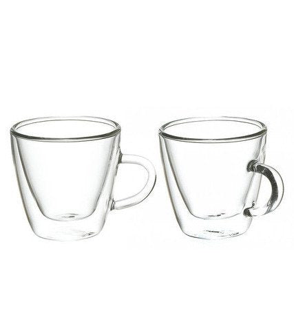 Grosche Turin Double Walled Espresso Cups (Set of 2) - 4.7 oz
