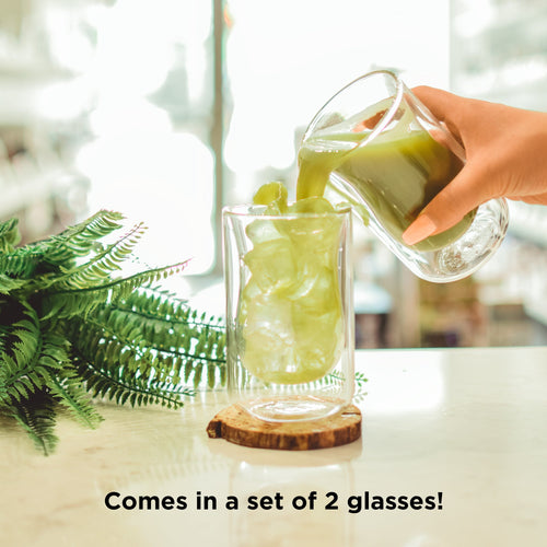 Grosche Double Walled Istanbul Glasses - 2 x 280ml