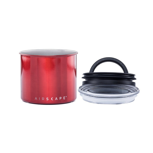 Planetary Designs Airscape 32oz Coffee Bean Canister - Candy Apple Red