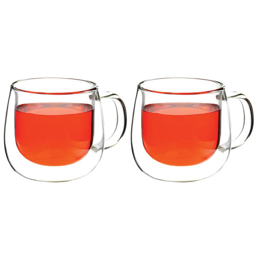 Grosche Fresno Double Walled Cups with Handle - 270 ml
