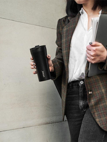 Sttoke Ceramic Reusable Cup (16oz/480ml) - Slated Grey