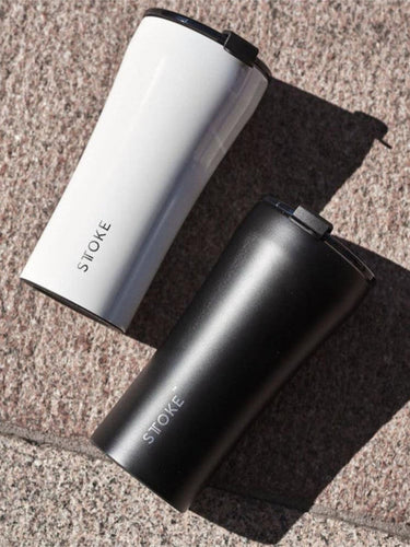 Sttoke Ceramic Reusable Cup (16oz/480ml) - Granite Grey