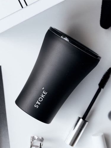 Sttoke Ceramic Reusable Cup (8oz/240ml) - Angel White