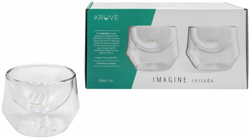 Kruve Imagine Milk glasses - Cortado - 150ml/5oz