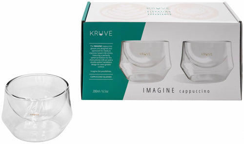 Kruve Imagine Milk glasses - Cappuccino - 200ml/6.5oz