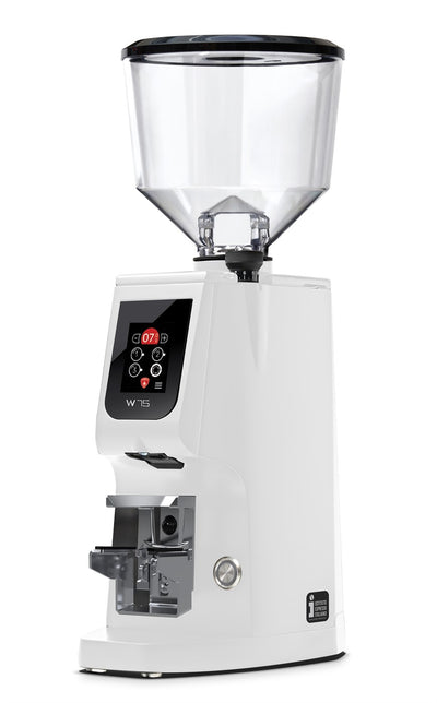 Eureka Atom W 75 Grind By Weight Espresso Grinder - White