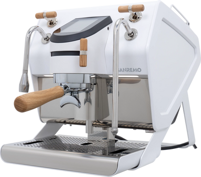Sanremo YOU Espresso Machine - White w/ Oak