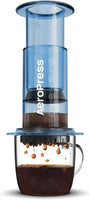 AeroPress Coffee Maker - Clear Blue