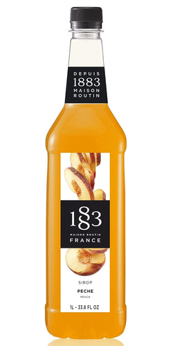 1883 Peach Syrup - 1L - (PET Bottle) 