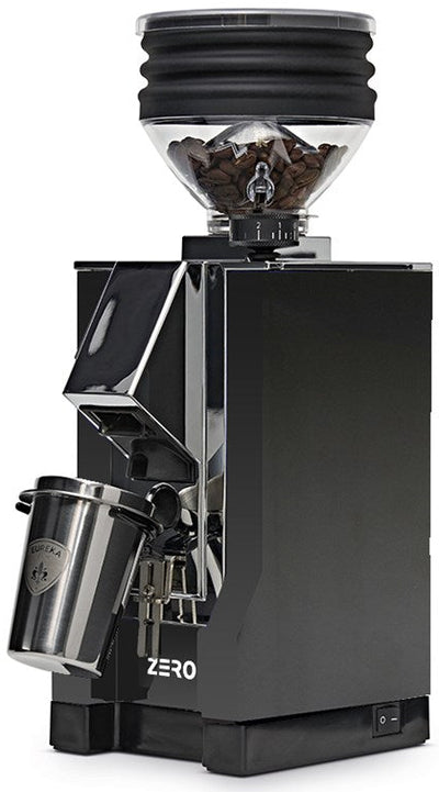 Eureka Mignon Zero 55 Glossy Black Chrome Spout