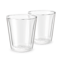 Breville Espresso Duo - Double Wall Glass Cups - 2 x 100mL