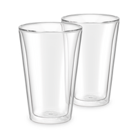 Breville Iced Coffee Duo - Double Wall Glass Cups - 2 x 400mL
