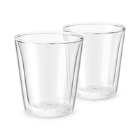 Breville Latte Duo - Double Wall Glass Cups - 2 x 200mL