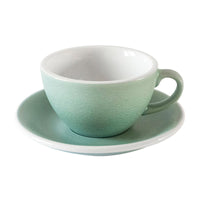 Loveramics Egg Cappuccino Cup and Saucer - 1 Set -200 ml -Emerald