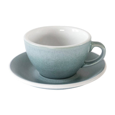 Loveramics Egg Cappuccino Cup and Saucer - 1 Set -200 ml -Glacier