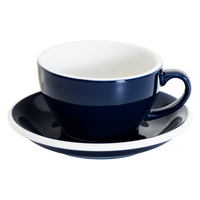 Loveramics Egg Cappuccino Cup and Saucer - Set of 1 x 250 ml - Denim