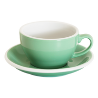 Loveramics Egg Cappuccino Cup and Saucer - Set of 1 x 250 ml - Mint