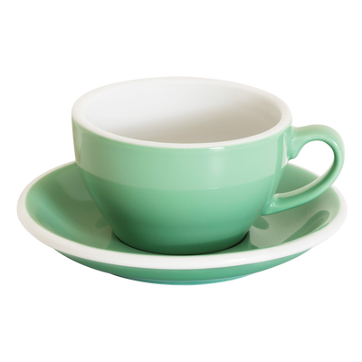 Loveramics Egg Cappuccino Cup and Saucer - Set of 1 x 250 ml - Mint