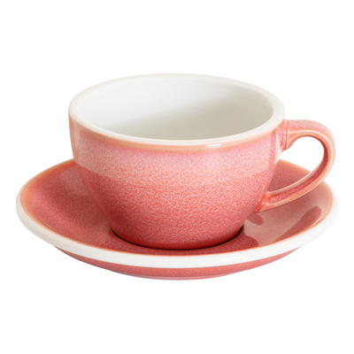 Loveramics Egg Cappuccino Cup and Saucer - Set of 1 x 250 ml - Berry