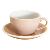 Loveramics Egg Cappuccino Cup and Saucer - Set of 1 x 250 ml - Rose