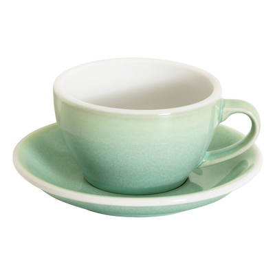 Loveramics Egg Cappuccino Cup and Saucer - Set of 1 x 250 ml - Basil