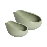 Loveramics Champions Signature Set of 2 Beans Dosing Trays - Matte Light Green