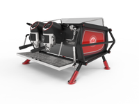 Sanremo Cafe Racer Freedom Espresso Machine - 2 Groups - Black/Red