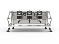 Sanremo Cafe Racer Freedom Espresso Machine - 3 Groups - Steel/Black