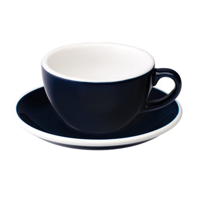 Loveramics Egg Cappuccino Cup and Saucer - 1 Set - 200 ml - Denim