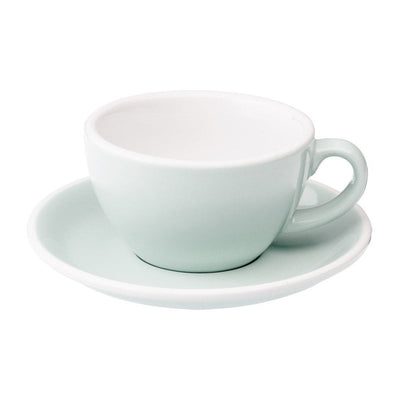 Loveramics Egg Cappuccino Cup and Saucer - 1 Set - 200 ml -River Blue