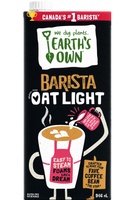 Earth's Own Barista Oat Light Milk - 946mL