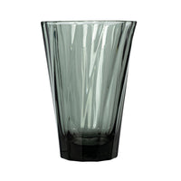 Loveramics Urban Glass Twisted Latte Glass - 360ml - Black