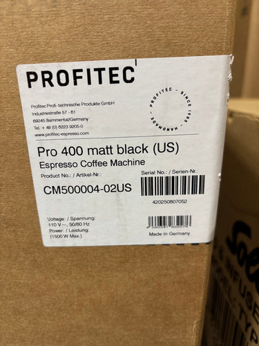 Profitec Pro 400 Espresso Machine |K2| - Open Box 