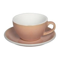 Loveramics Egg Cappuccino Cup and Saucer - 1 Set - 200 ml -Rose