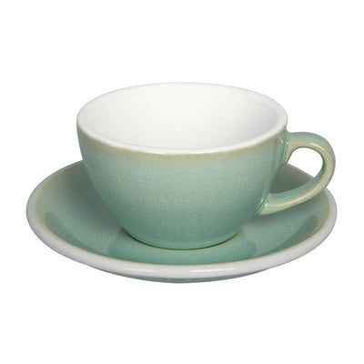 Loveramics Egg Cappuccino Cup and Saucer - 1 Set - 200 ml -Basil