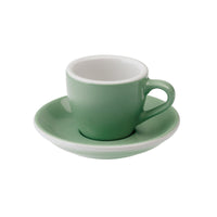 Loveramics Egg Espresso Cup and Saucer - 1 Set - 80 ml - Mint