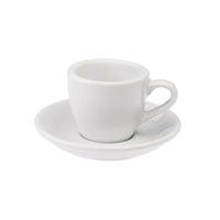 Loveramics Egg Espresso Cup and Saucer - 1 Set - 80 ml - White