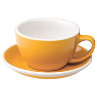 Loveramics Egg Cafe Latte Cup and Saucer - 1 Set - 300 ml - Yellow