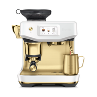Breville Barista Touch Impress Espresso Machine - Sea Salt Brass