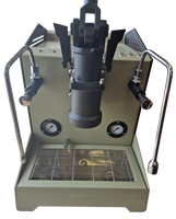 Nurri L-Type Leva S.A. Espresso Machine - Green/Black w/ Yellow Spring |S2| - Store Demo