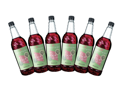 Sweetbird Botanical Rose Syrup - Case of 6 (6 x 1L)