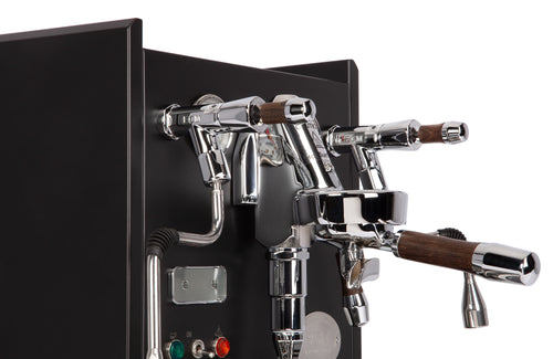 ECM Synchronika Espresso Machine - Dual Boiler w/ PID - Black w/ Flow Control 