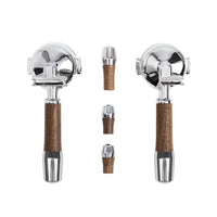 Wiedemann Wooden Accessory Kit - Elegant Walnut - for ECM Espresso Machines With Steam Valve Handle V2 |979| - Cosmetic Imperfection