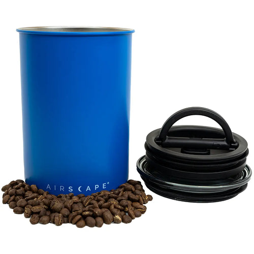 Planetary Designs Airscape 64oz Coffee Bean Canister - Matte Blue 