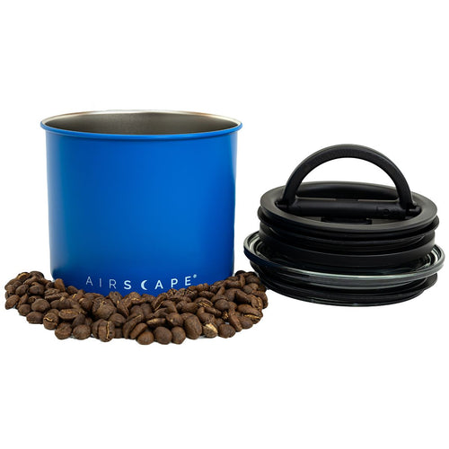 Planetary Designs Airscape 32oz Coffee Bean Canister - Matte Blue 