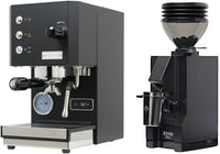 Profitec Go Espresso Machine - Black + Eureka Mignon Zero 55s - Matte Black Combo