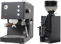 Quick Mill Pop-up Espresso Machine - Black + Eureka Mignon Zero 55s - Matte Black Combo