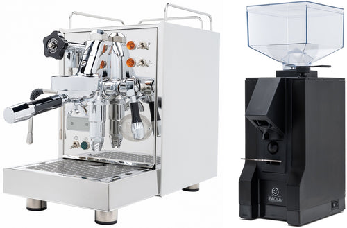 ECM Classika PID Espresso Machine + Eureka Mignon Facile Grinder - Black Combo 
